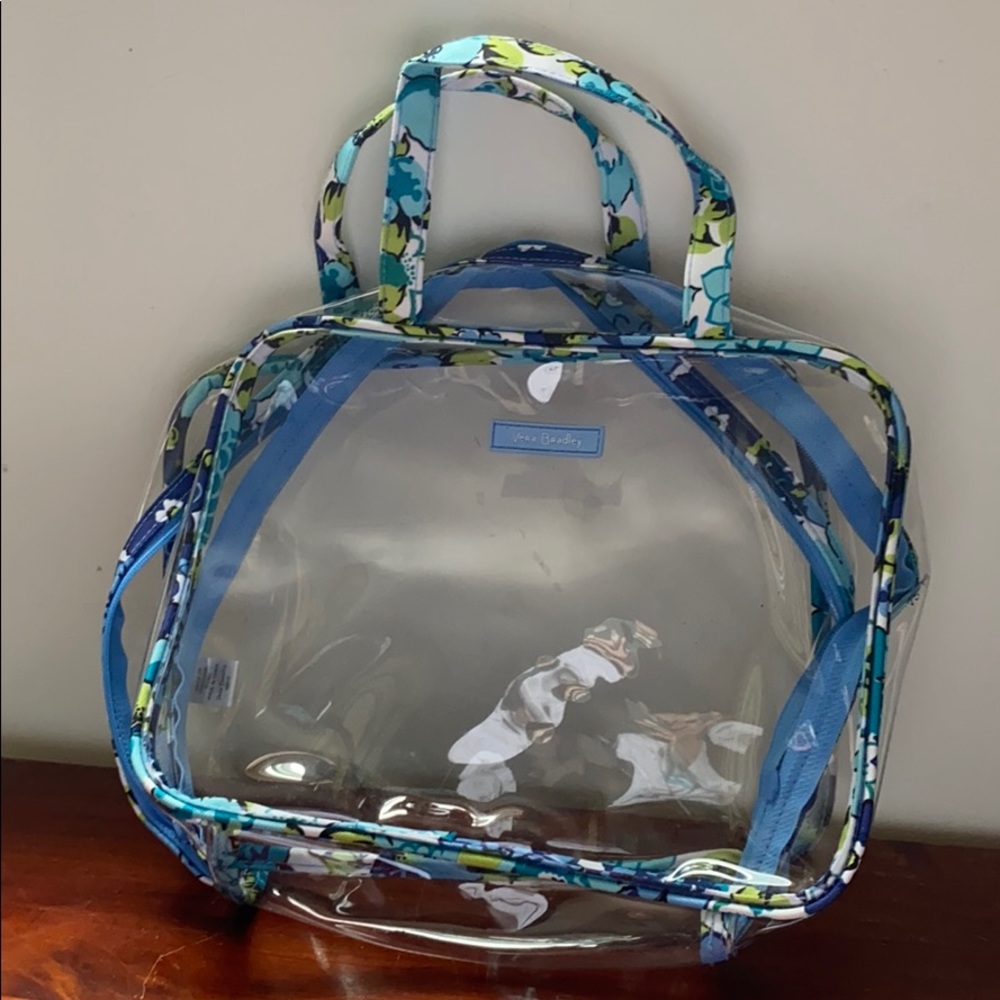 Vera Bradley Clear Zip-Up Bag